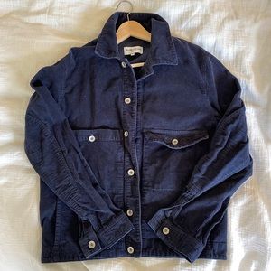 You Must Create navy cord chore jacket